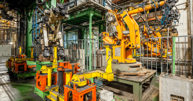 maquinaria industrial vieja que necesita actualización de equipos industriales