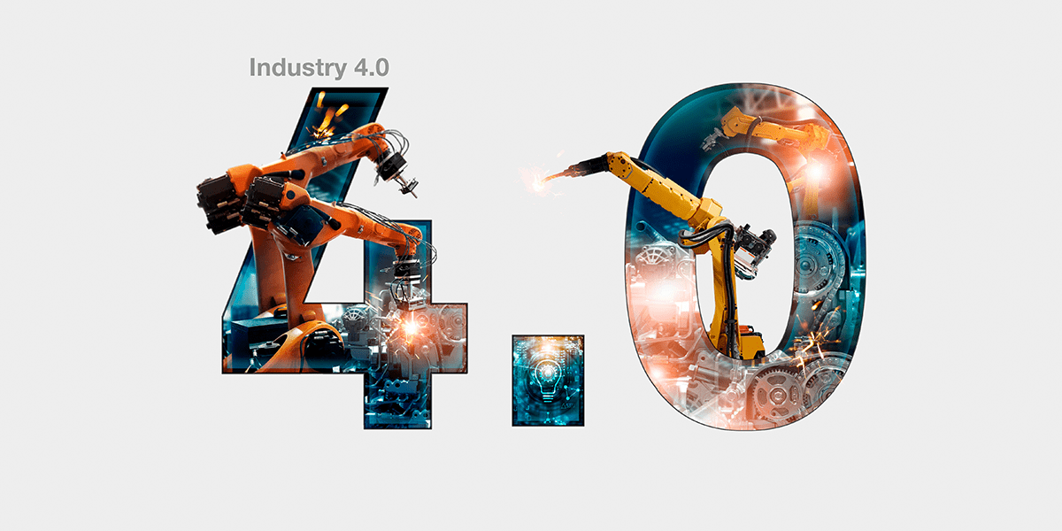 robots industriales haciendo alusión a la industria 4.0