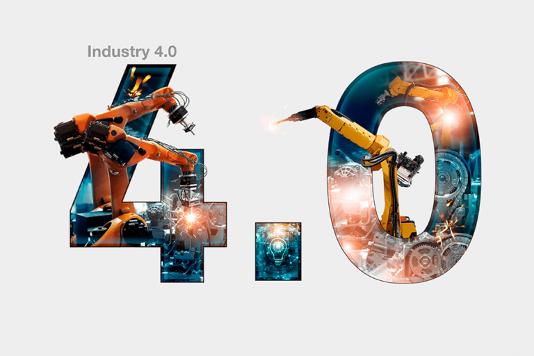 robots industriales haciendo alusión a la industria 4.0