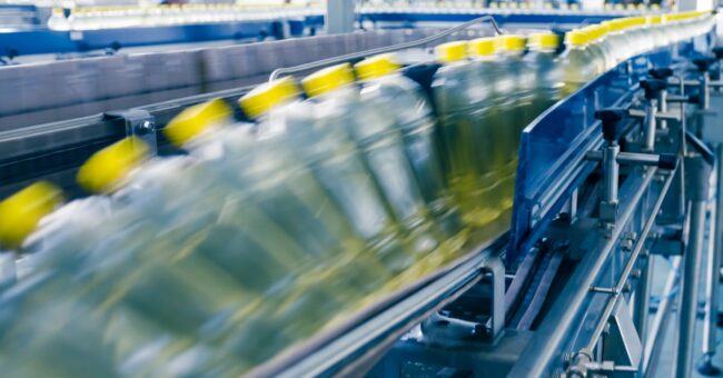 linea de producción con sistema io link