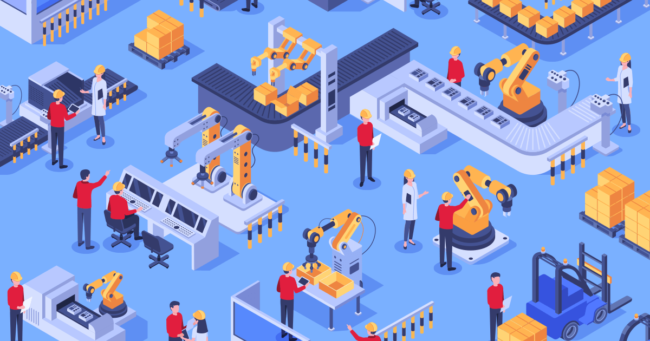 ilustracion de hiper automatizacion