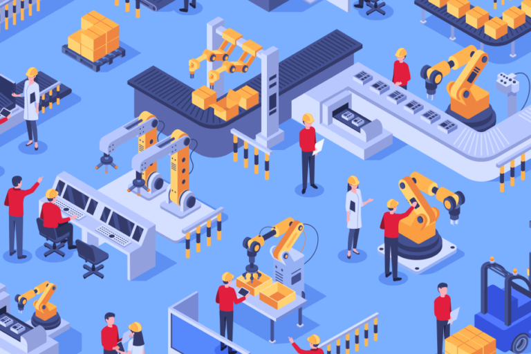 ilustracion de hiper automatizacion